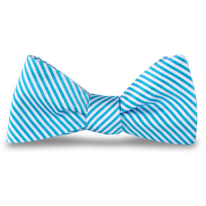 Signature Stripe: Bow Tie - Turquoise