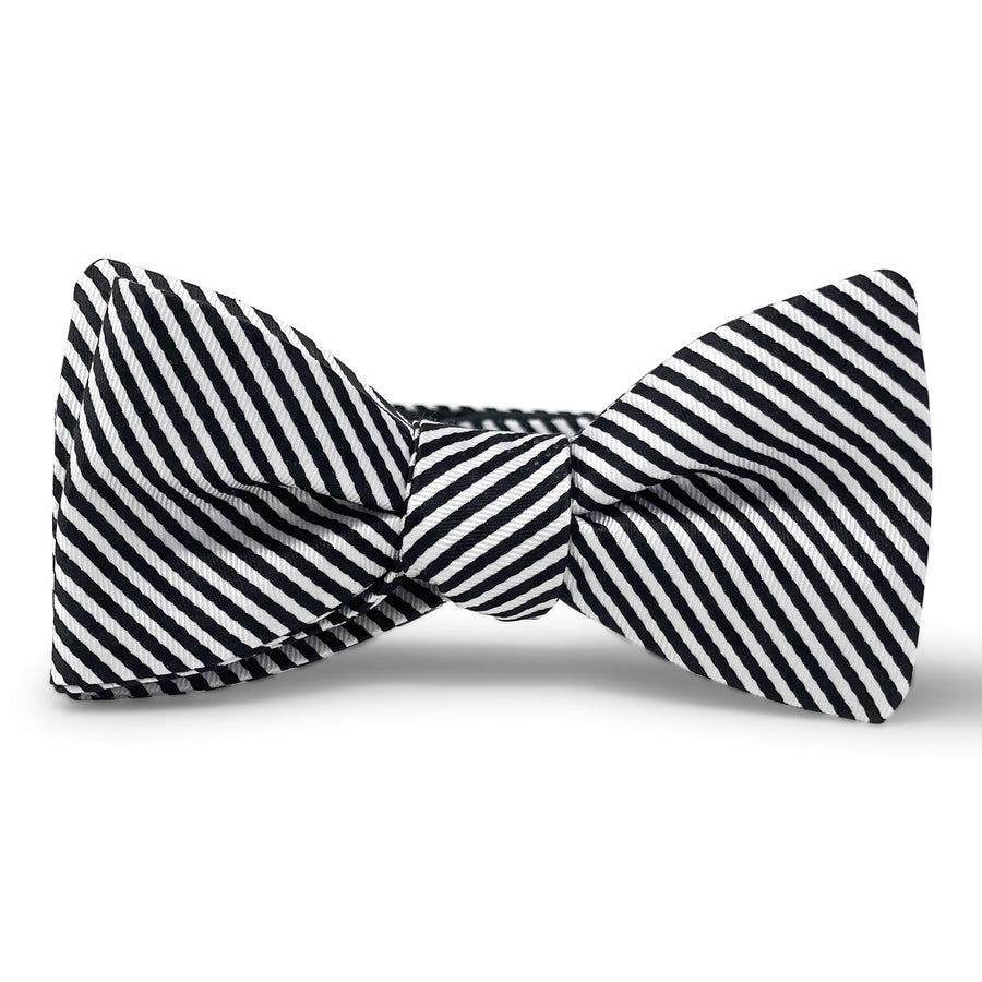 Signature Stripe: Bow Tie - Black