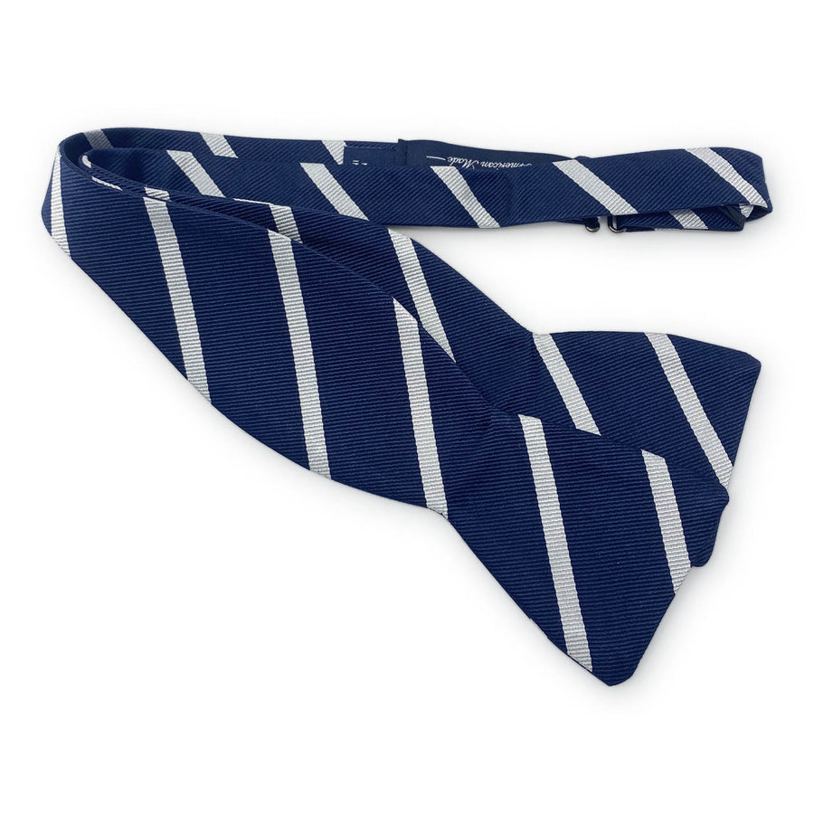 Stowe: Bow Tie - Navy/Silver