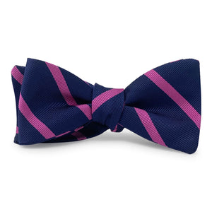 Stowe: Bow Tie - Navy/Pink
