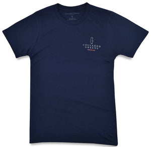 USA Striper: Short Sleeve T-Shirt - Navy