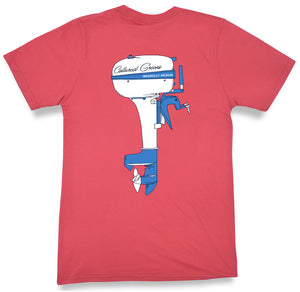 Outboard: Short Sleeve T-Shirt - Coral
