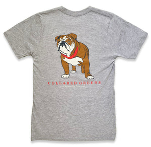 Bulldog Blues: Short Sleeve T-Shirt - Gray