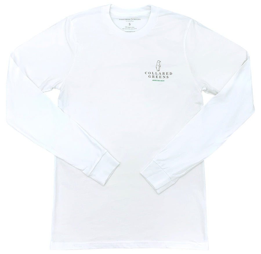 Good Boy: Long Sleeve T-Shirt - Chocolate Lab on White