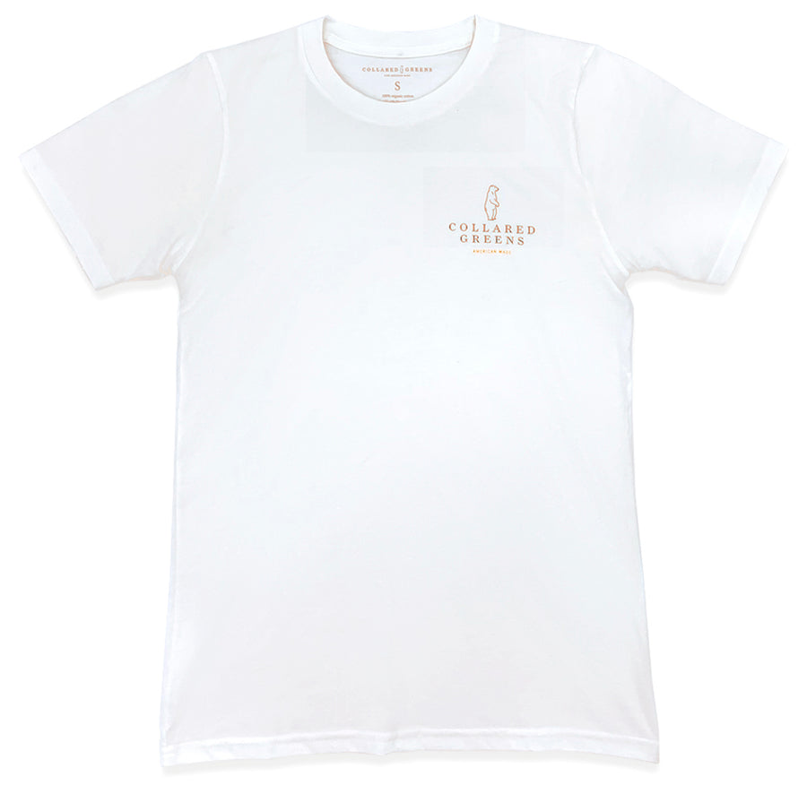 Southern Quail: Short Sleeve T-Shirt - White