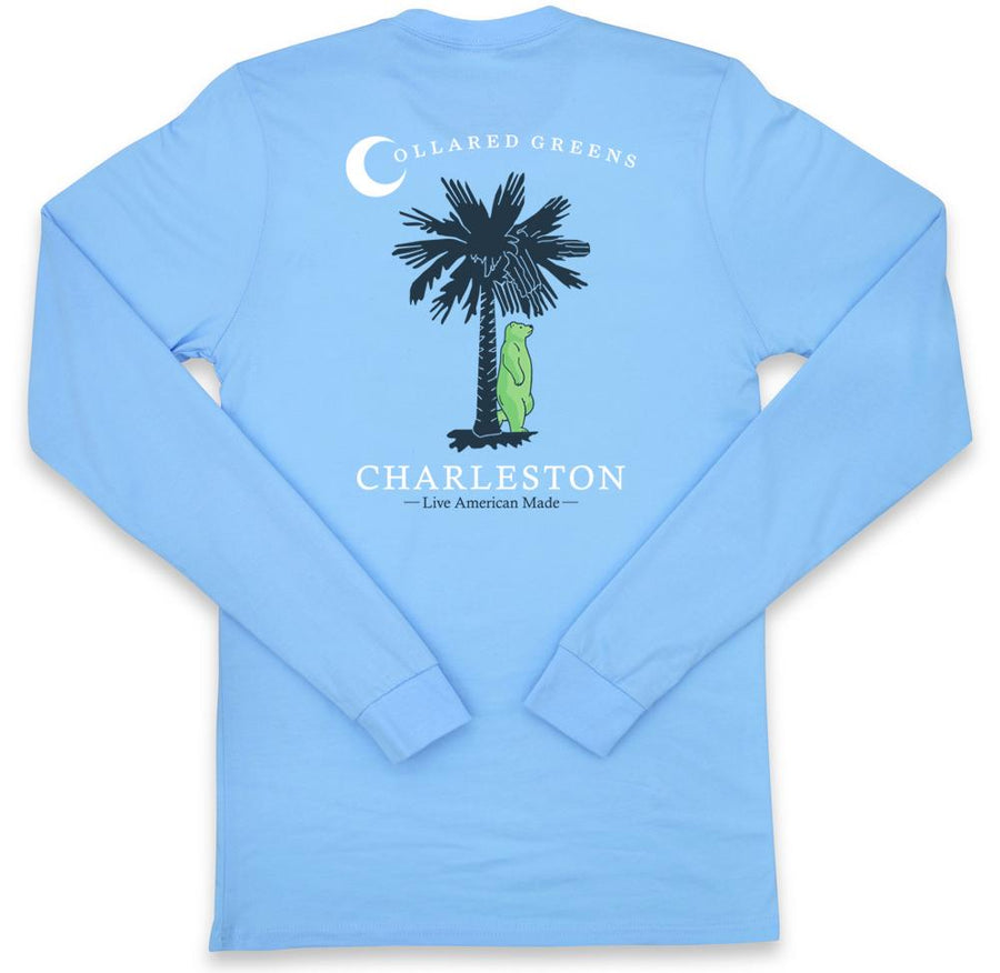 Palmetto Bear: Long Sleeve T-Shirt - Carolina