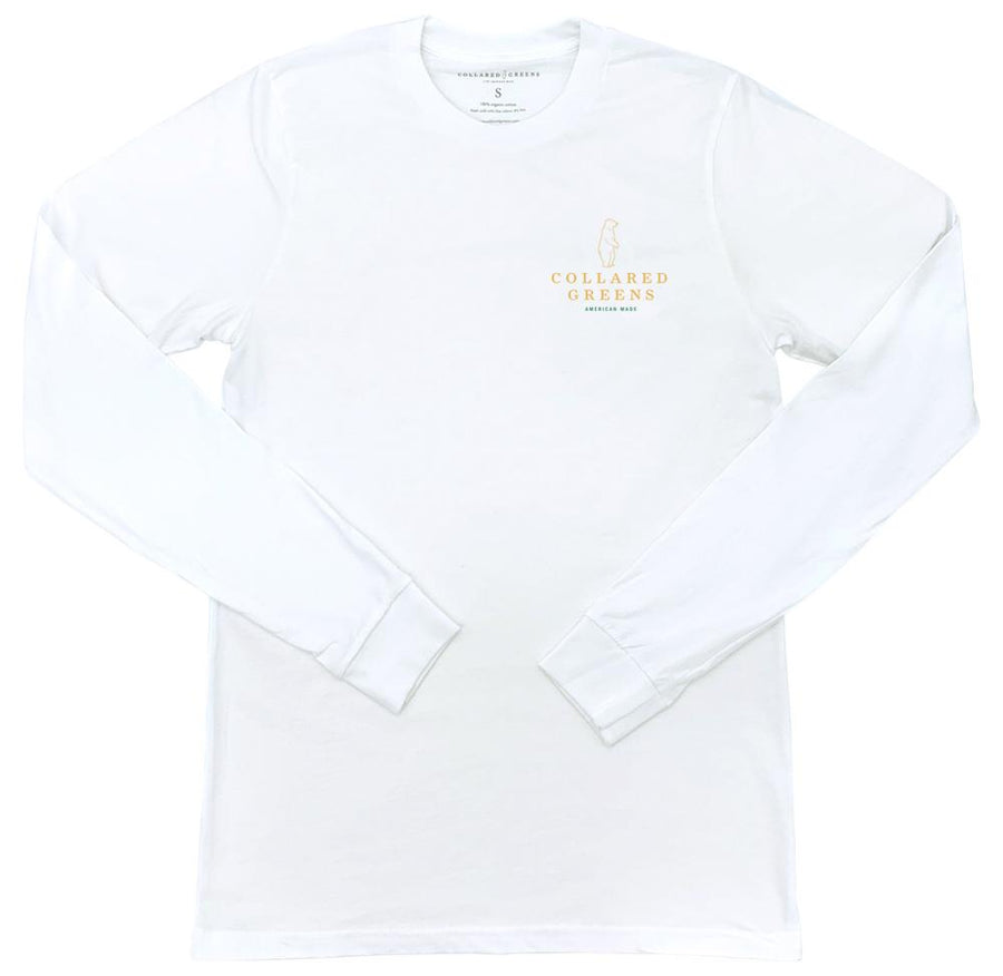 Pointer Surfer: Long Sleeve T-Shirt - White