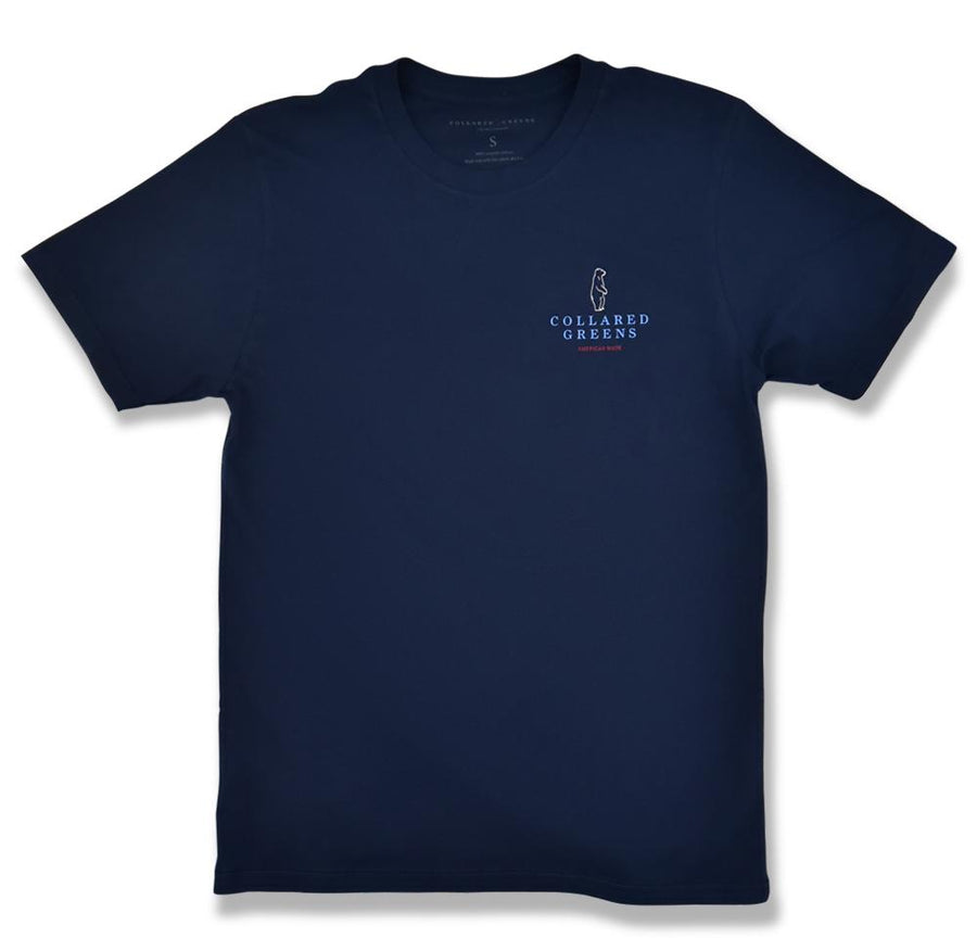 American Fly: Short Sleeve T-Shirt - Navy