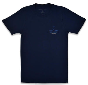 Outboard: Short Sleeve T-Shirt - Navy/Blue