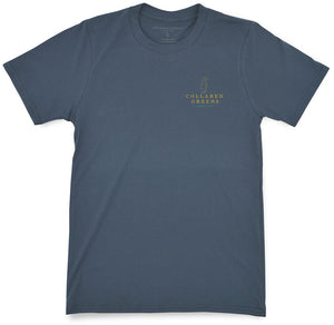 Pointer Surfer: Short Sleeve T-Shirt - Steel Blue