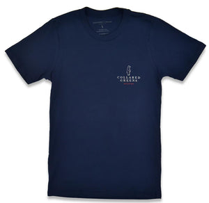 Trout Flag: Short Sleeve T-Shirt - Navy