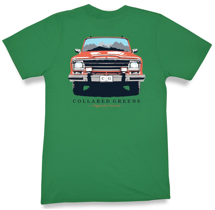 Vintage Bronco: Short Sleeve T-Shirt - Kelly Green