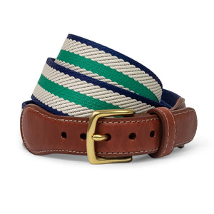 Dockside: Belt - Mint/Ivory/Navy