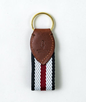 Dockside: Key Chain - Maroon/White/Black