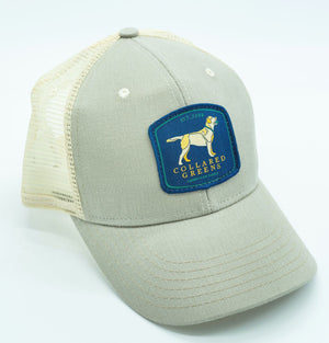 Yellow Lab: Badged Trucker Cap - Cattail