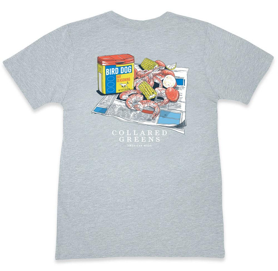 Lowcountry Boil: Short Sleeve T-Shirt - Gray