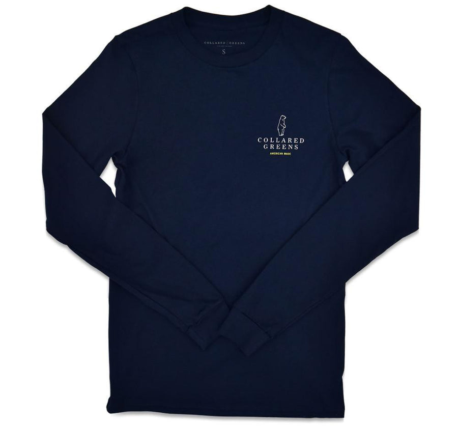 Pheasant Season: Long Sleeve T-Shirt - Navy