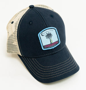 Palmetto Moon Bear: Trucker Cap - Navy