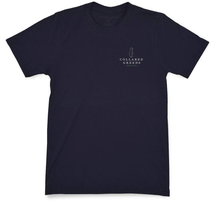 Crack Shot Kringle: Short Sleeve T-Shirt - Navy