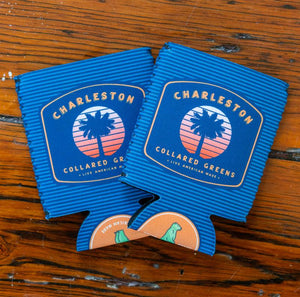 Vintage Sunset: Can Cooler - Navy