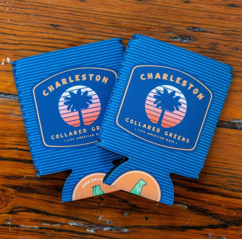 Vintage Sunset: Can Cooler - Navy