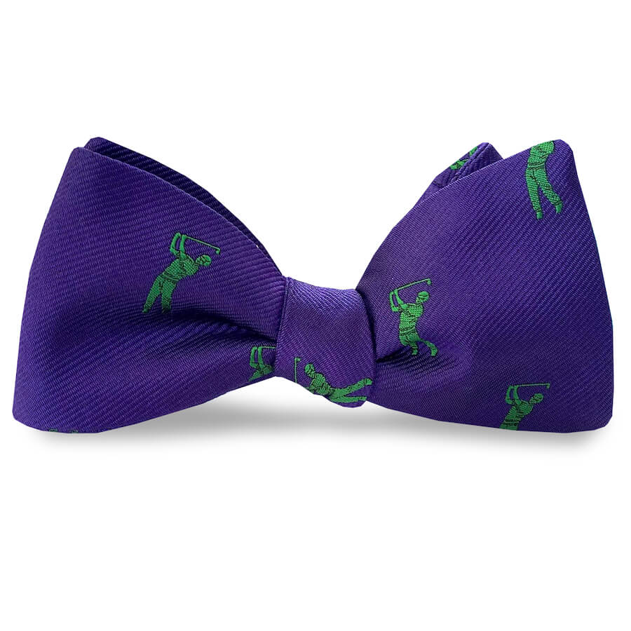 Bethpage: Bow Tie - Purple/Green