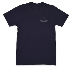 Oysters and Hot Sauce: Short Sleeve T-Shirt - Navy