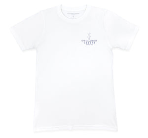 Tarpon Time: Short Sleeve T-Shirt - White