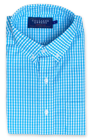 Stovall: Brookline Button Down Shirt - Marine Blue