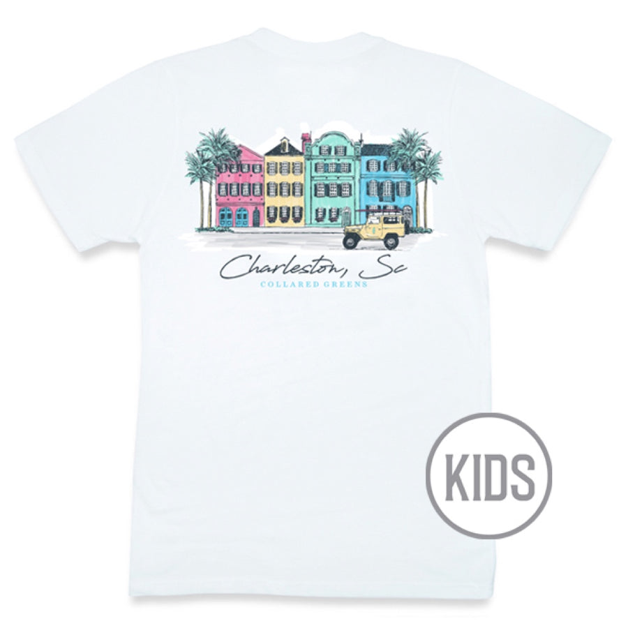 Rainbow Row: Kid's Short Sleeve T-Shirt - White