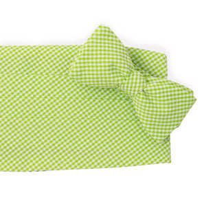 Fenwick: Carolina Cotton Cummerbund Set - Lime