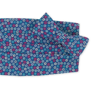 Arcadia: Carolina Cotton Cummerbund Set - Blue