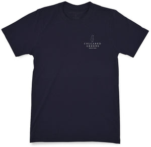 Circle Logo: Short Sleeve T-Shirt - Navy