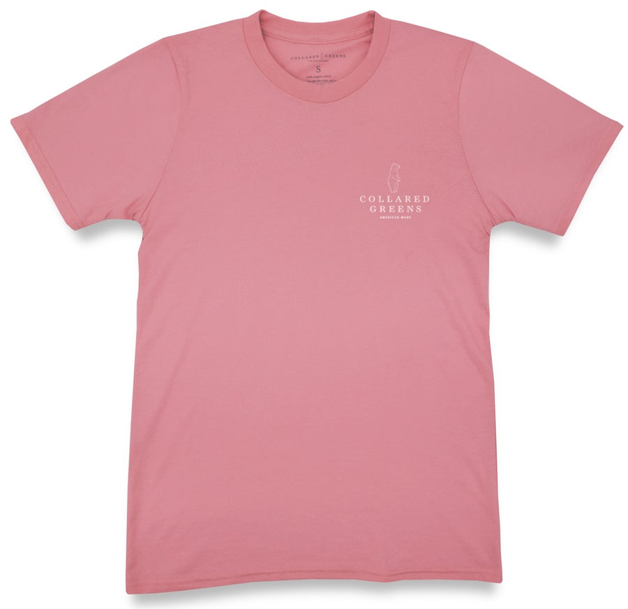 Pineapple Fountain: Short Sleeve T-Shirt - Pink