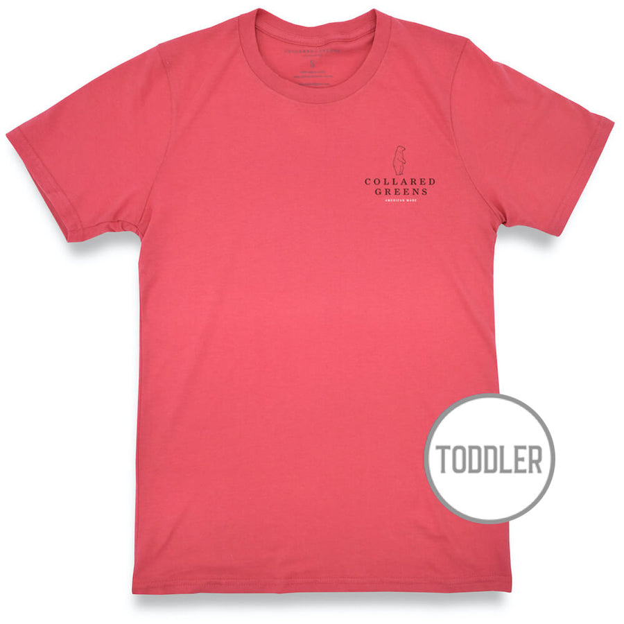 Jeep Dog: Toddler Short Sleeve T-Shirt - Coral