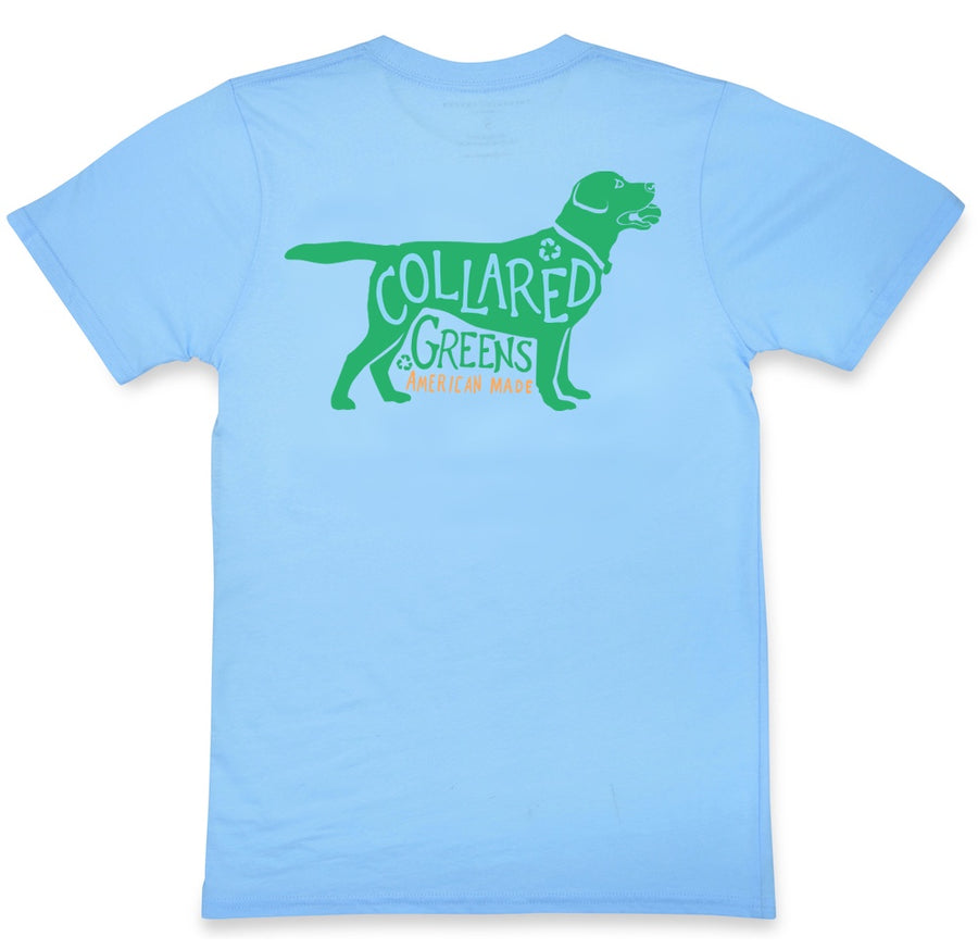 Green Dog: Short Sleeve T-Shirt - Carolina (M)