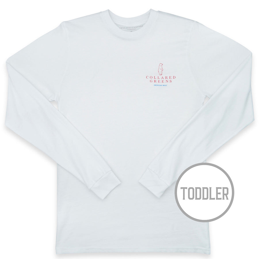 Rainbow Row: Toddler Long Sleeve T-Shirt - White