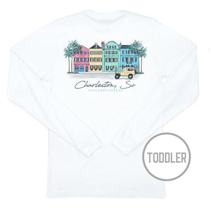 Rainbow Row: Toddler Long Sleeve T-Shirt - White