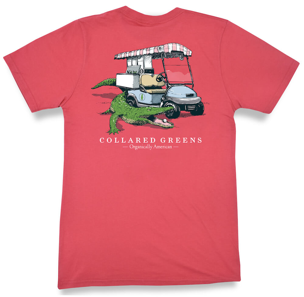 Gator Golf: Short Sleeve T-Shirt - Coral – Collared Greens