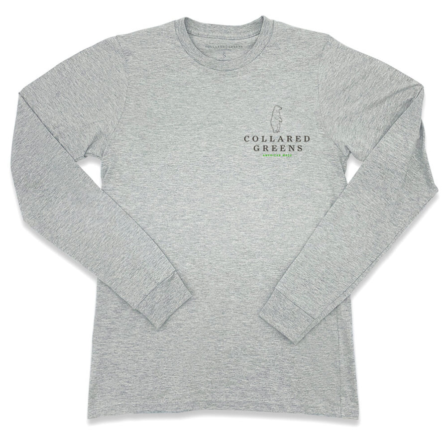 Gator Golf: Long Sleeve T-Shirt - Gray