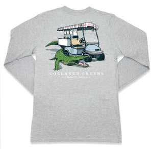 Gator Golf: Long Sleeve T-Shirt - Gray