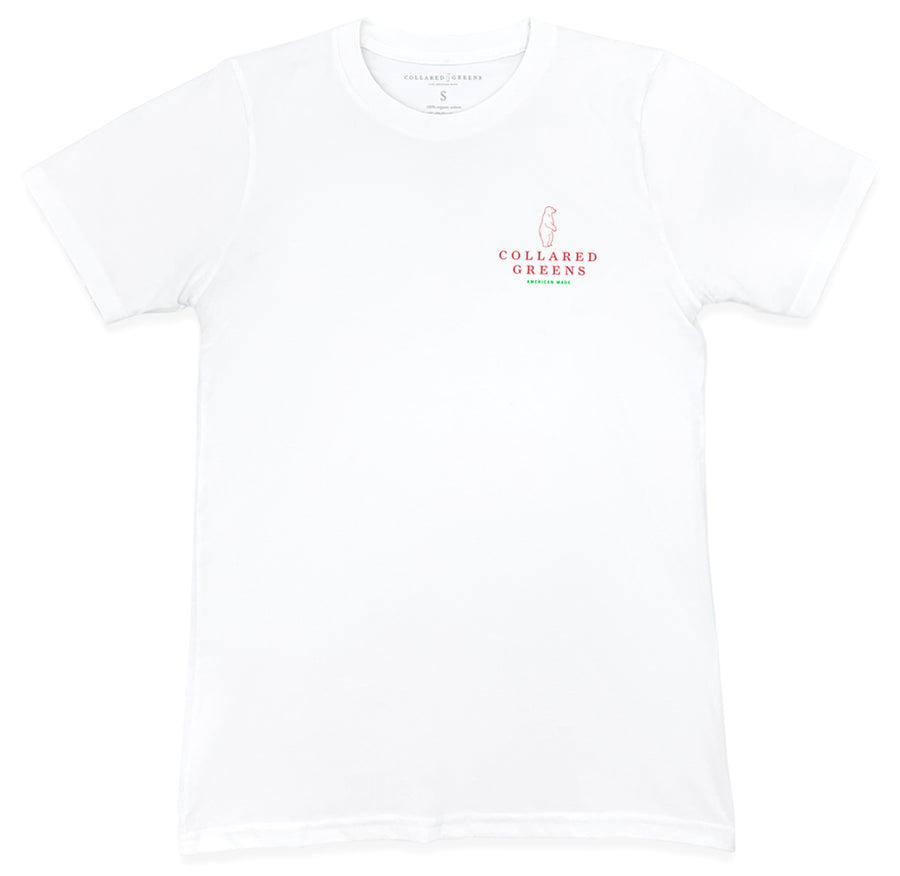 Charleston Christmas: Short Sleeve T-Shirt - White