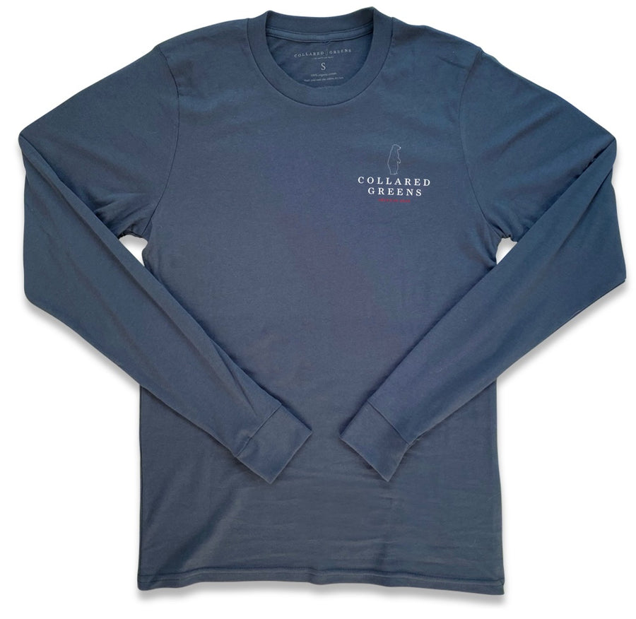 Lowcountry Boil: Long Sleeve T-Shirt - Steel Blue