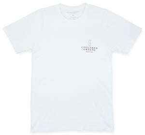 American Marlin: Short Sleeve T-Shirt - White