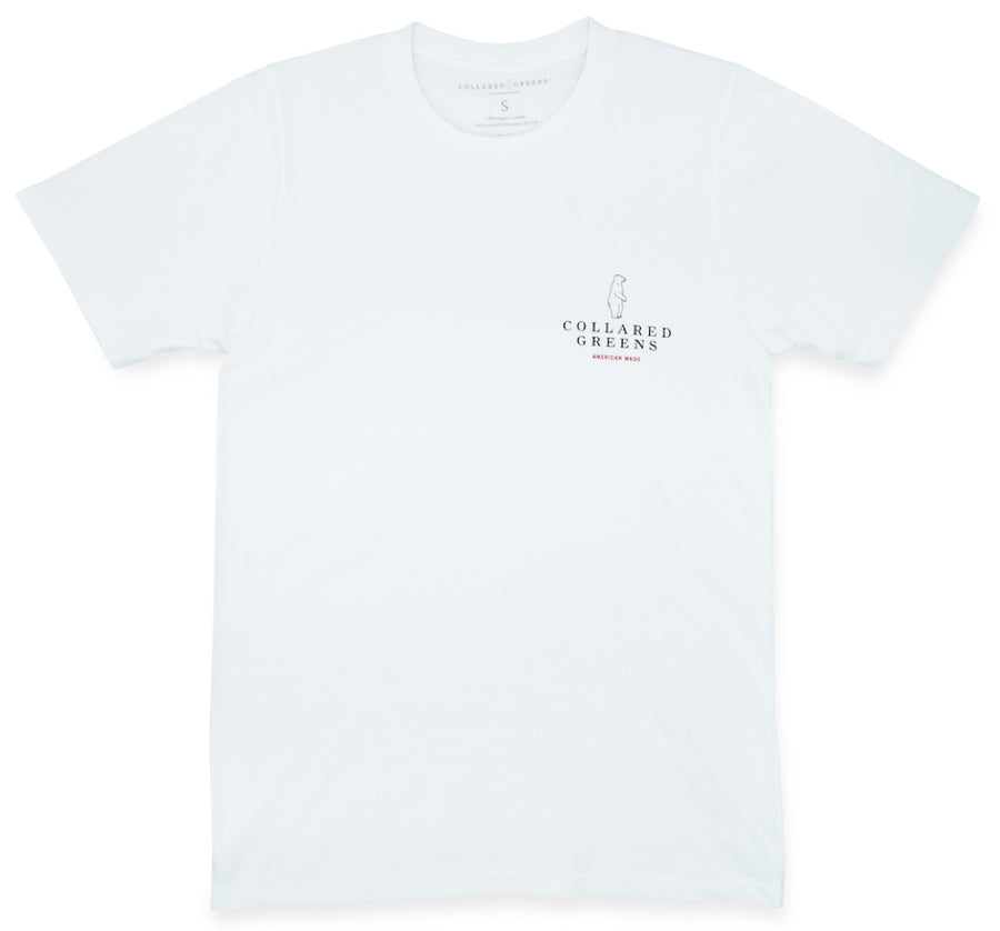 American Marlin: Short Sleeve T-Shirt - White