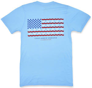 Trout Flag: Short Sleeve T-Shirt - Carolina