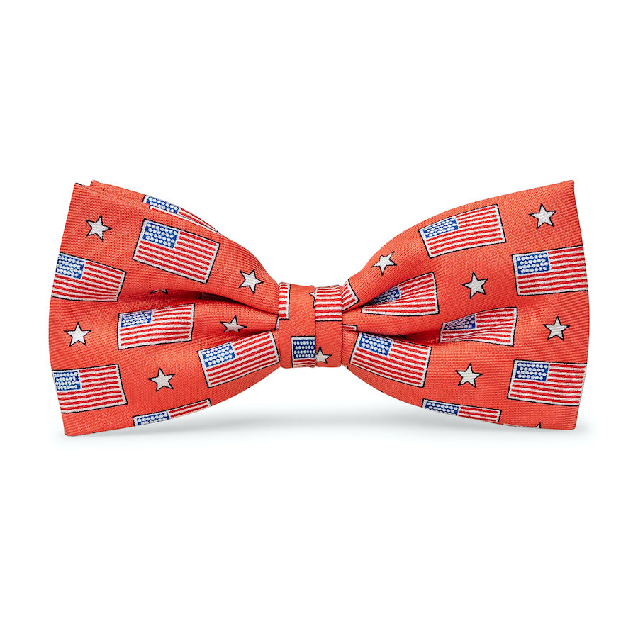 Old Glory: Boys Bow Tie - Salmon