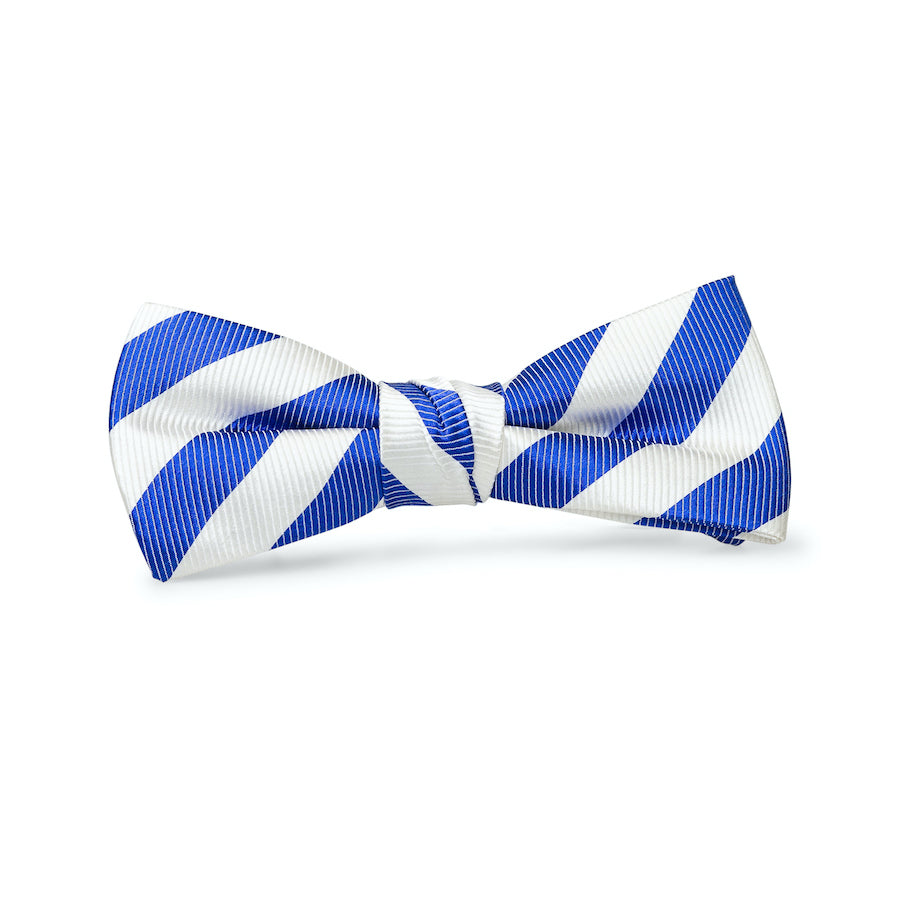 Newman: Boys Bow Tie - Royal/White