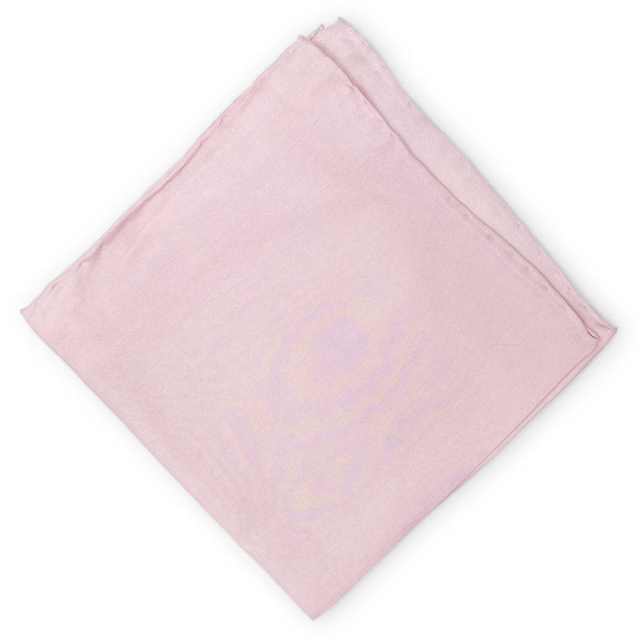 Solid: Silk Pocket Square - Blush