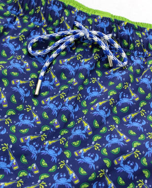 Drunken Crab: Swim Trunks - Navy